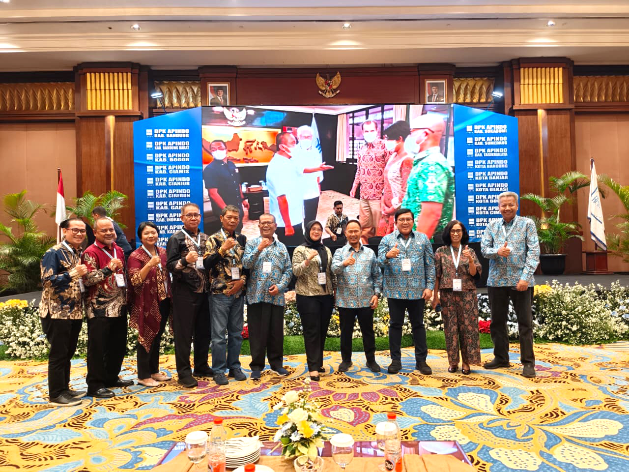 Mengikuti MUSPROV Ke - 10 DPP APINDO Provinsi Jawa Barat. ( Hari Pertama ))